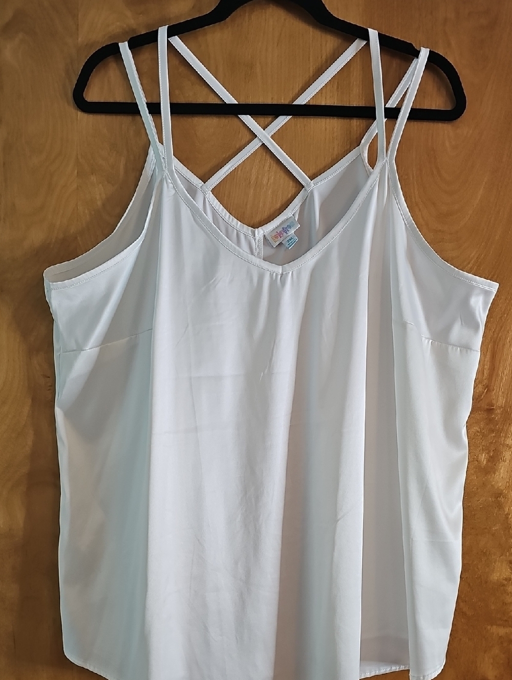 LuLaRoe Elegant White V-Neck Cami